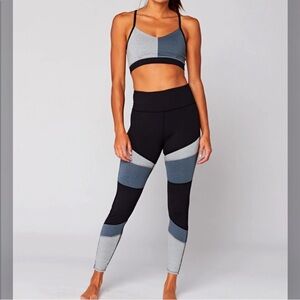 Thread 4 Thought Color Block Leggings and Bra Set